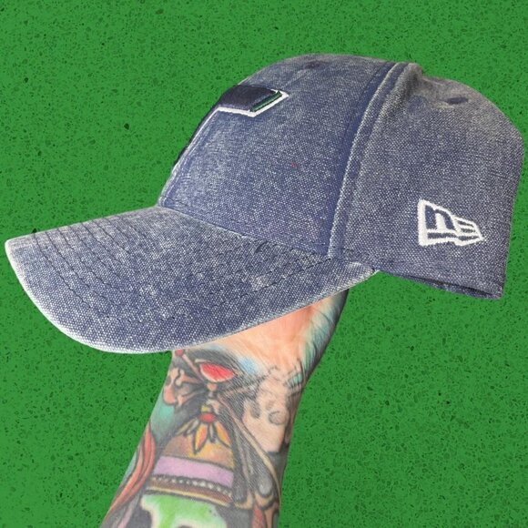 Utah Jazz New Era dad hat cap 9FORTY Strapback retro style awesome condition - Picture 2 of 5